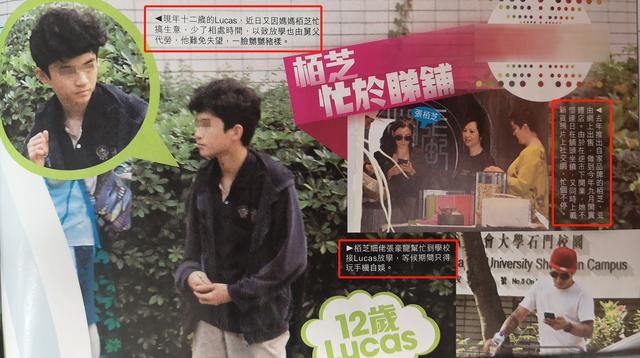 谢霆锋大儿子放学一脸愁容，张柏芝看店铺忙赚钱无暇顾及