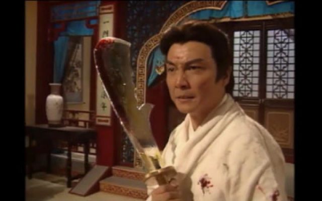 碧血青天珍珠旗：杨文广不忍对仇人下杀手，狄青手握杨令公金刀替天行道！
