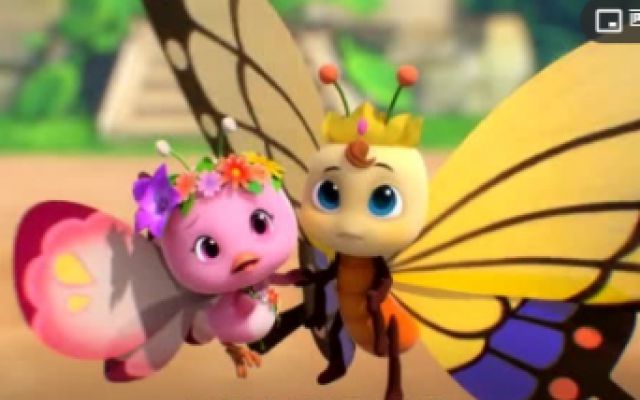 《萌鸡小队2》朵朵的哥哥把朵朵带走了，她当不成蝴蝶公主了！